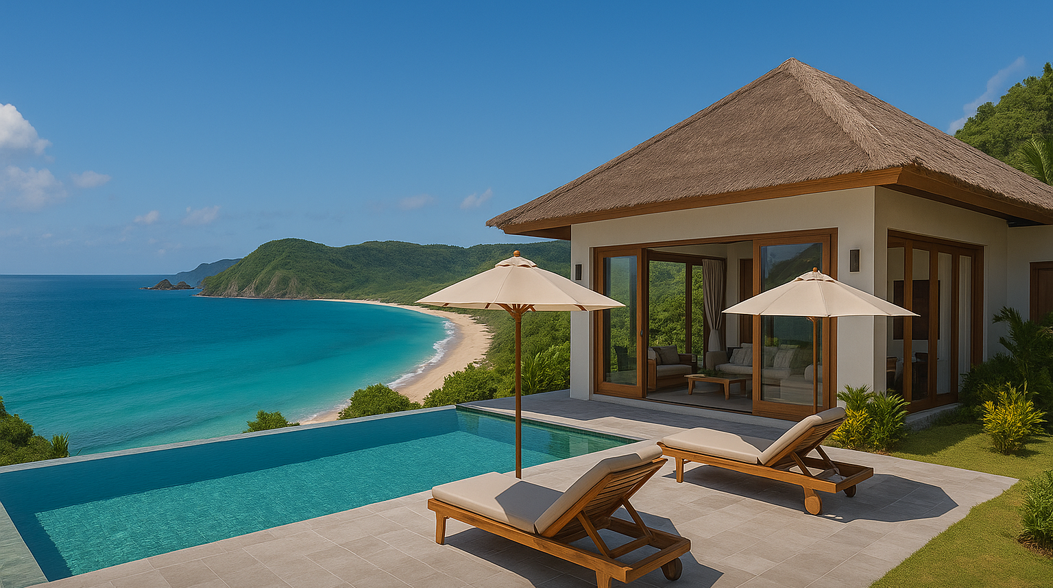 Oceanview Dream Villa in Pengantap Beach