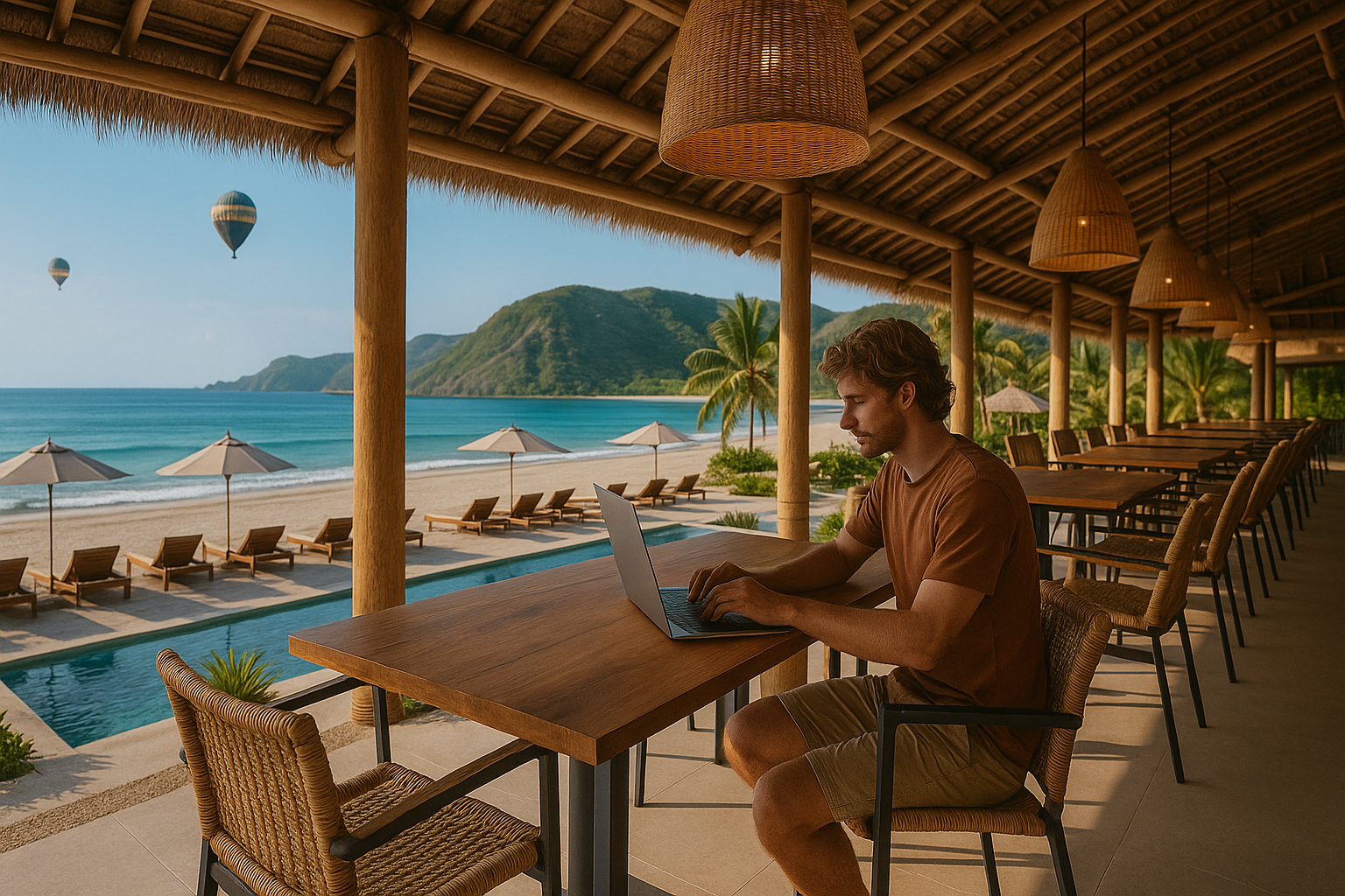 Co Working Beach Resort in Lombok