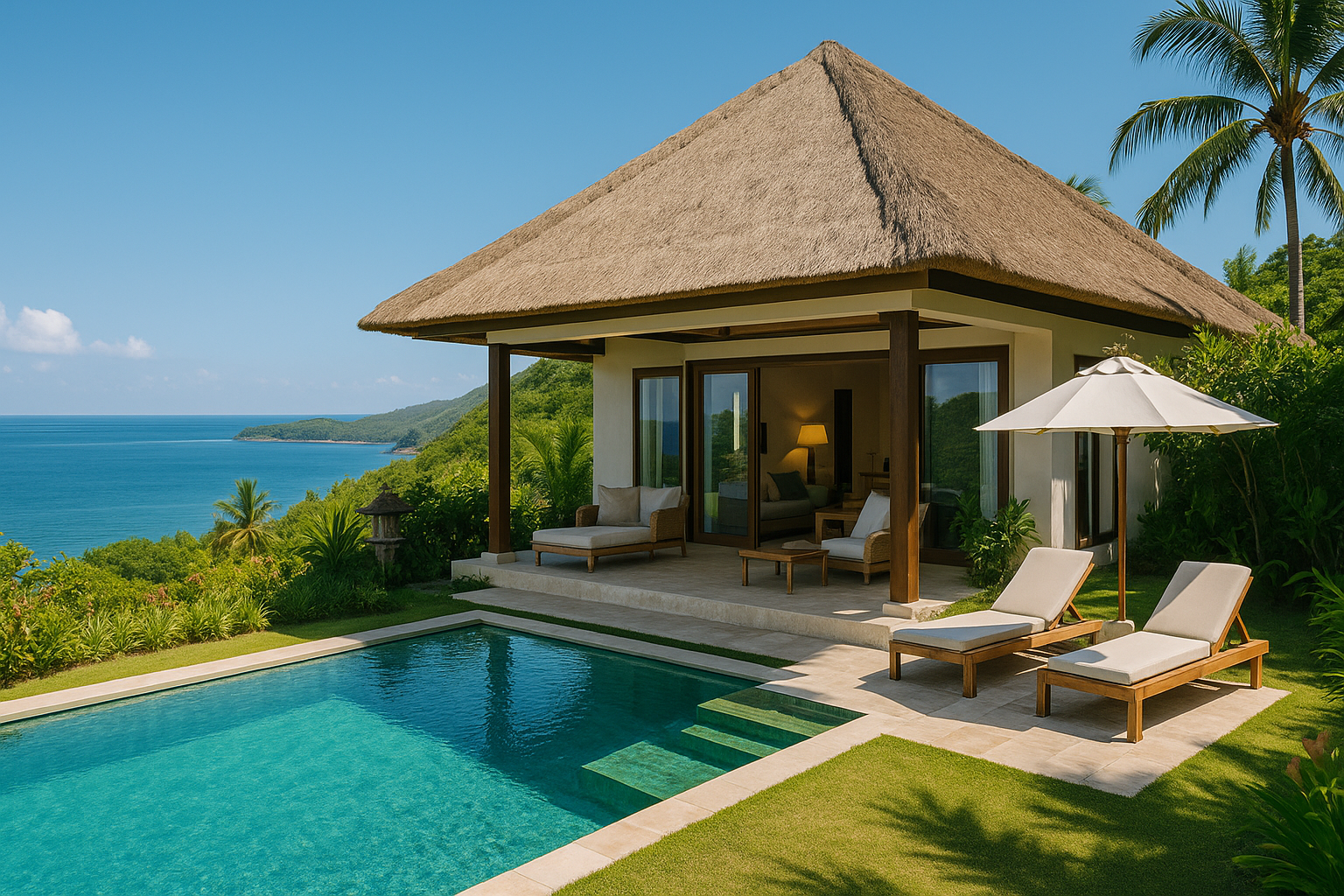 Infinity pool villa
