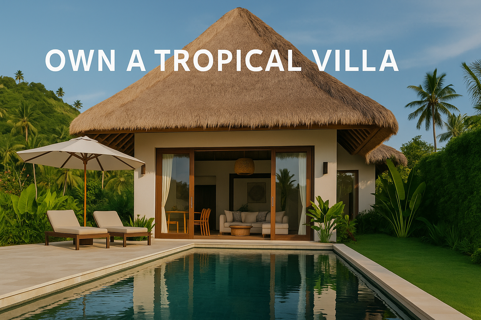 Own a tropical villa