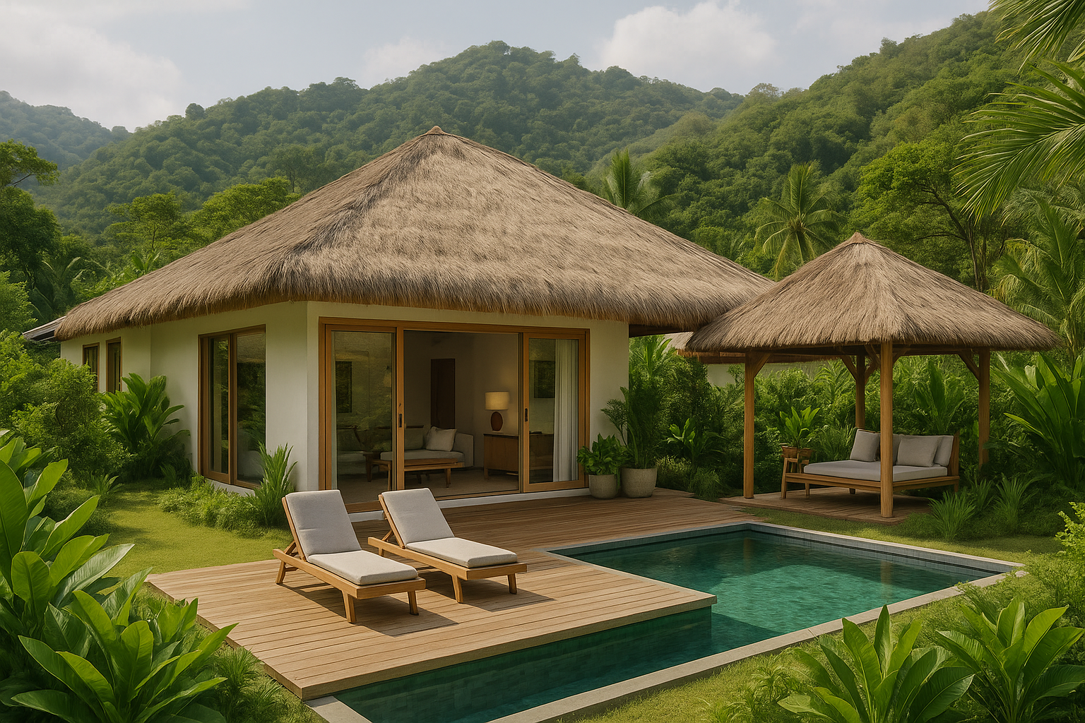 Nature inspired villas