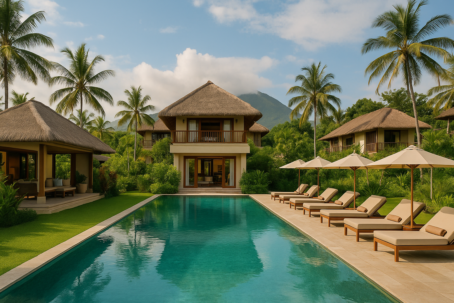 Luxury tropical resort