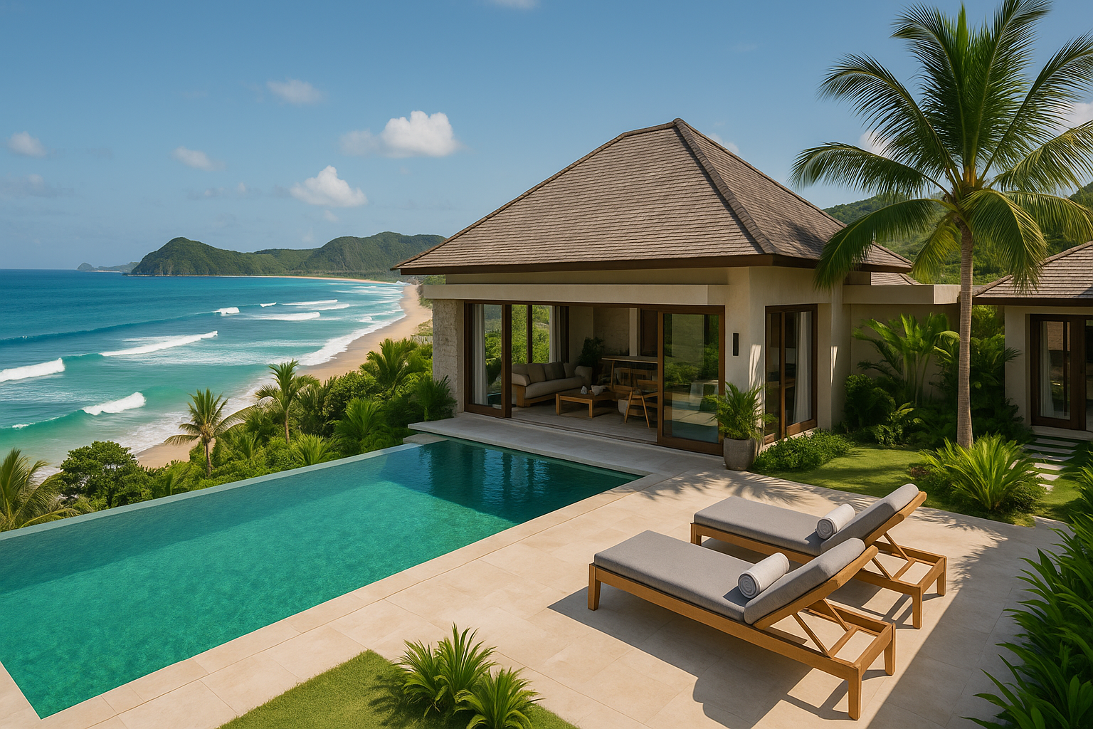 Villa near surf spots