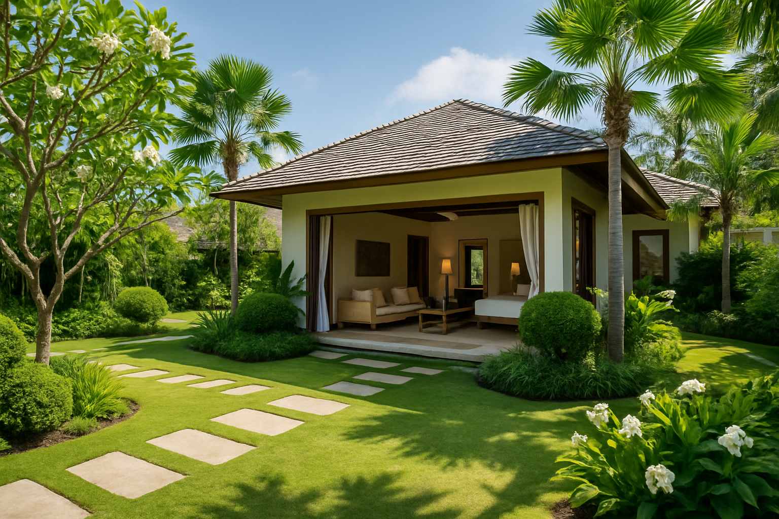 Surfing villas in Pengantap Lombok