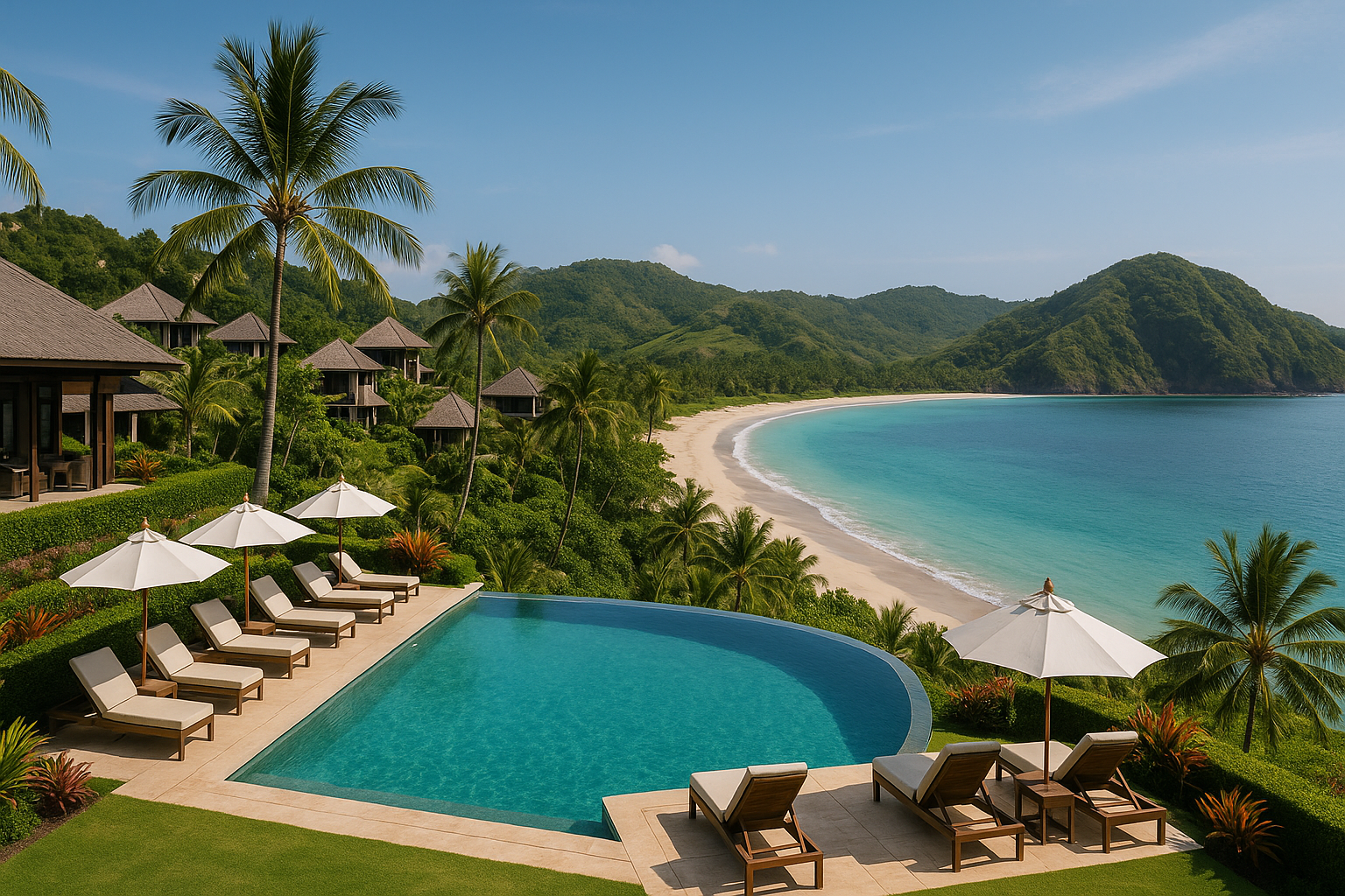 Luxury resort in South Lombok