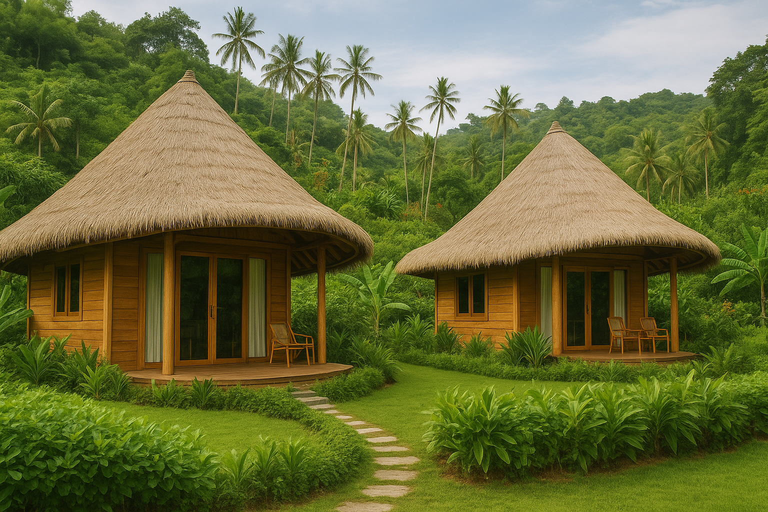 Eco-friendly villas in Lombok