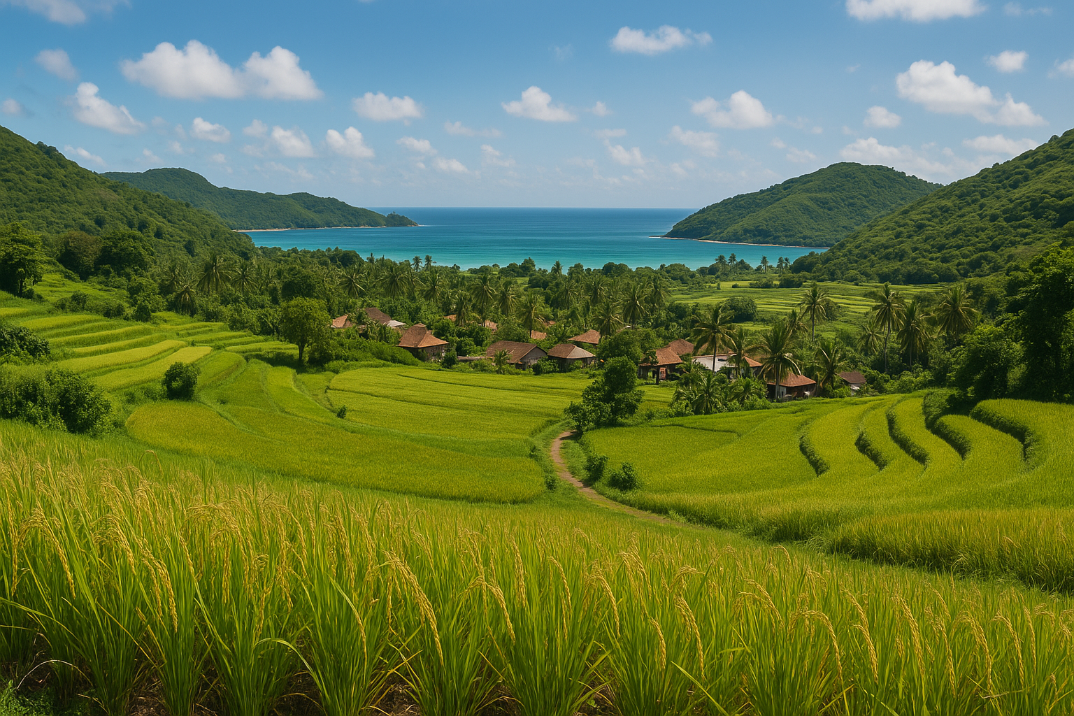 Land for sale in Pengantap Lombok