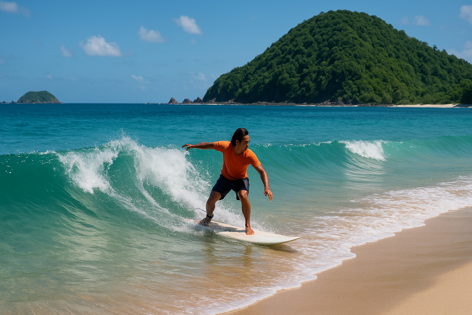 Surf spots near Pengantap Beach