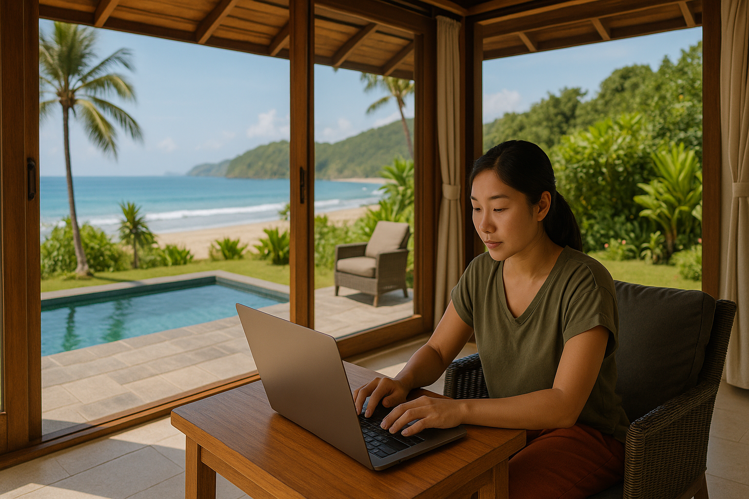 Remote working villas in Lombok