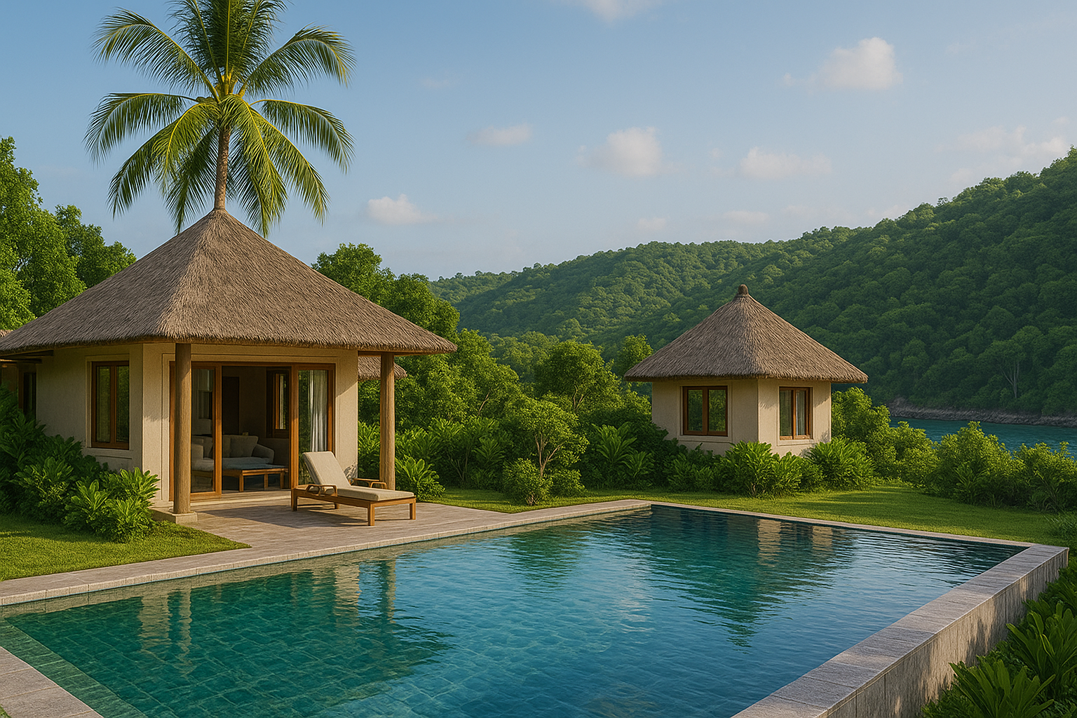 Infinity pool villa