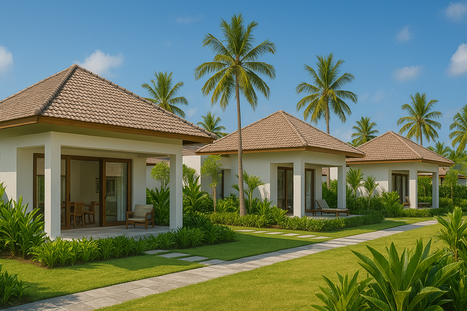 Custom design villas