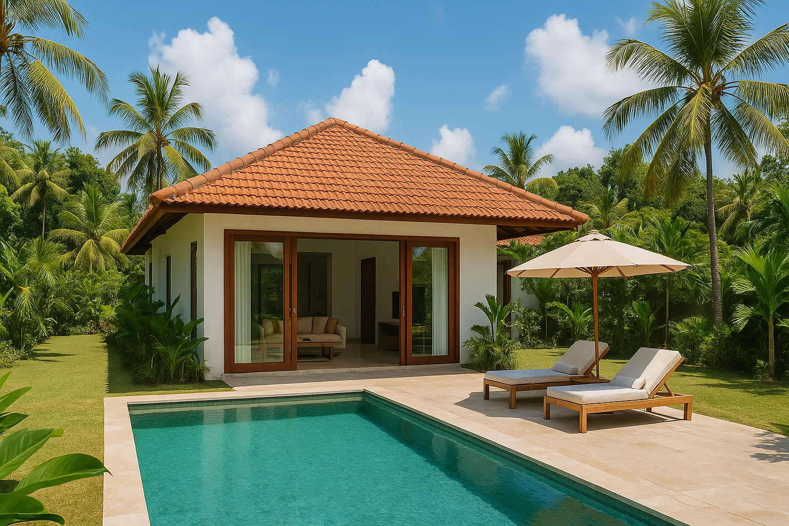 Own a tropical villa