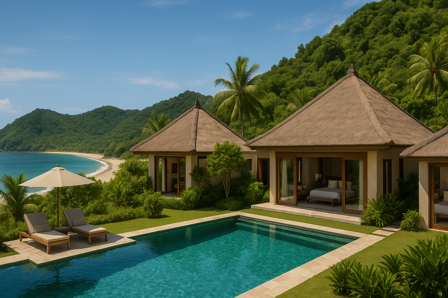 Luxury villas in Pengantap Lombok