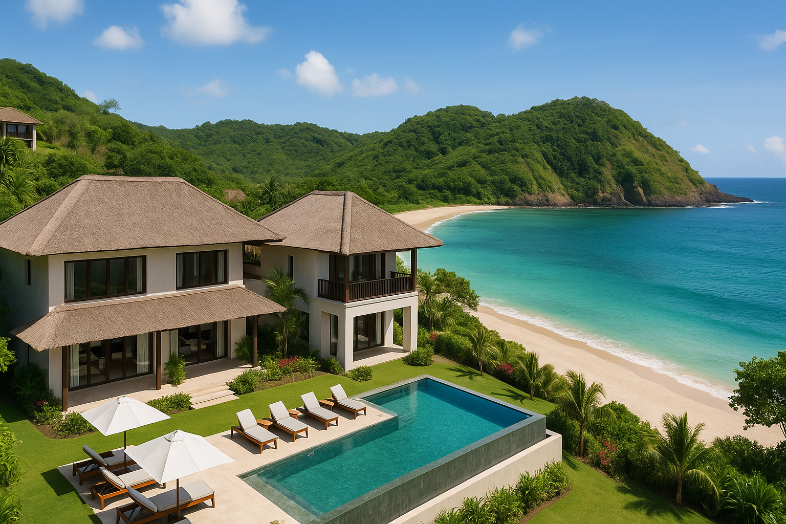 Exclusive villas in Pengantap Beach