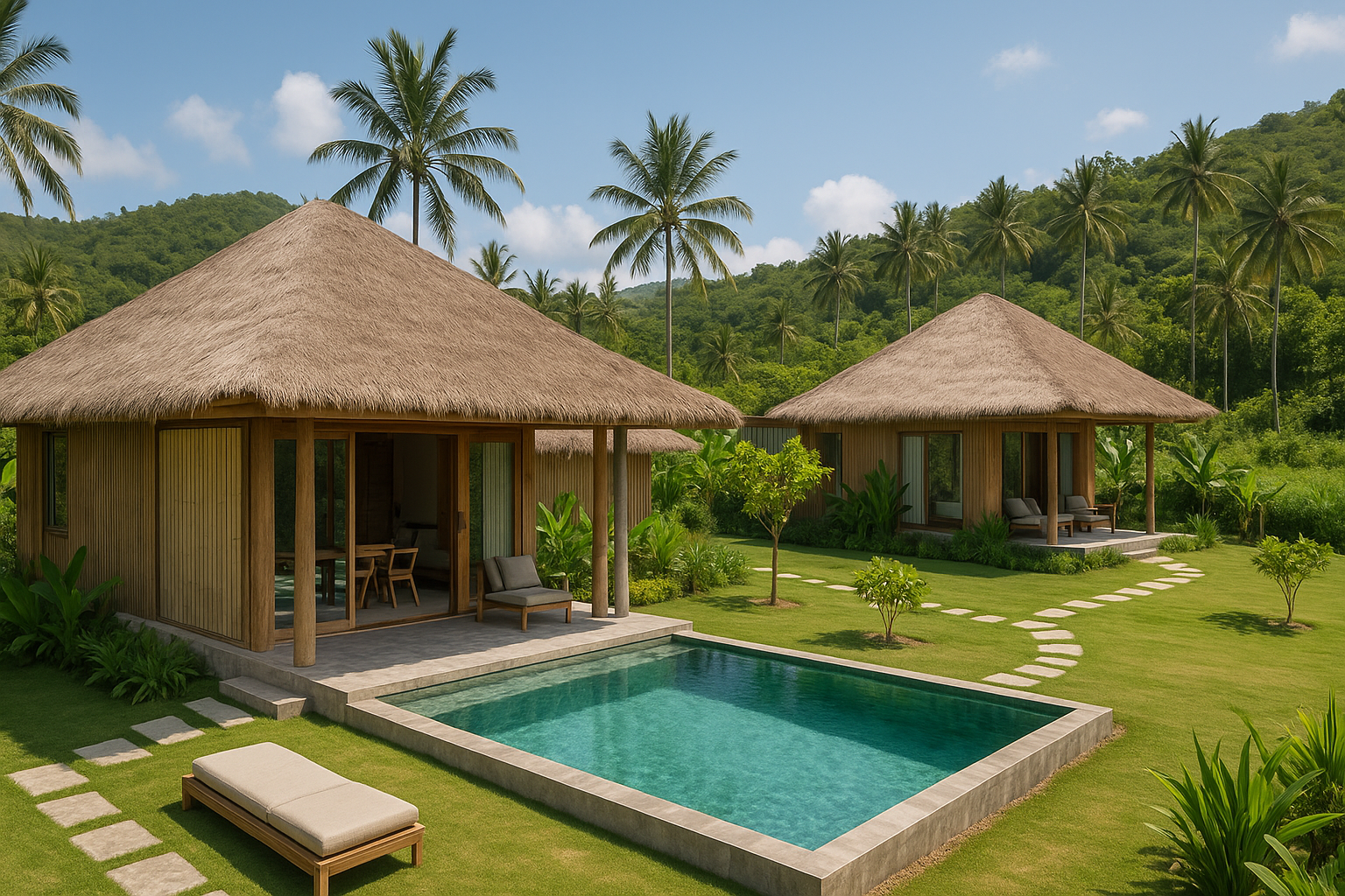 Sustainable villas in Lombok