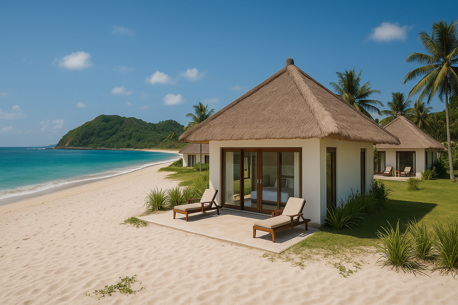 White Sand Beach Villas in Lombok