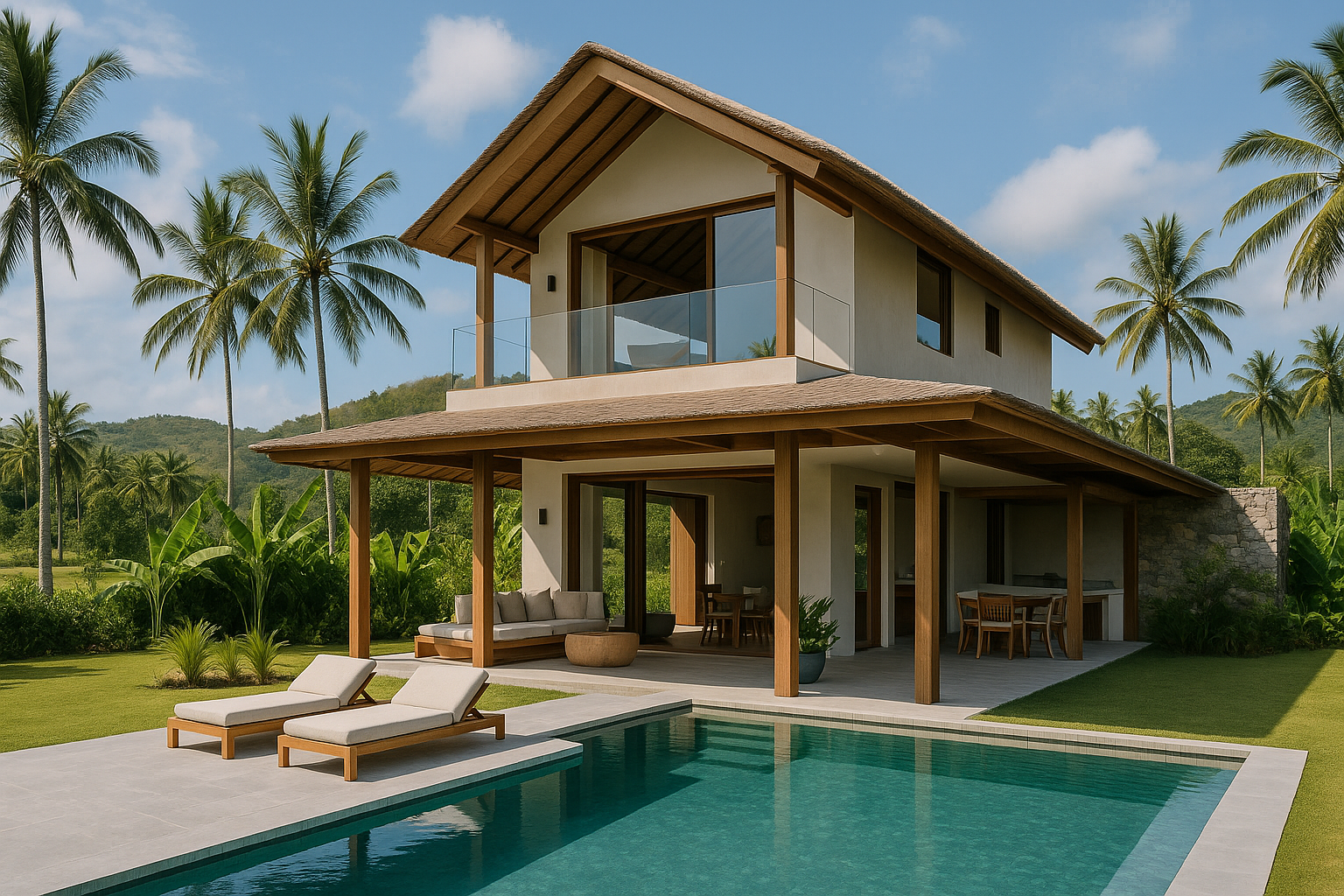 Architect designed villas