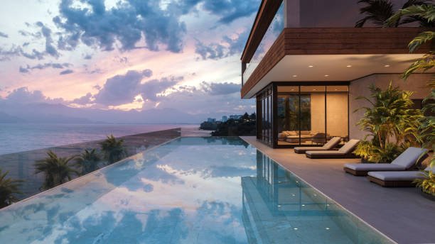 Hillside luxury villas