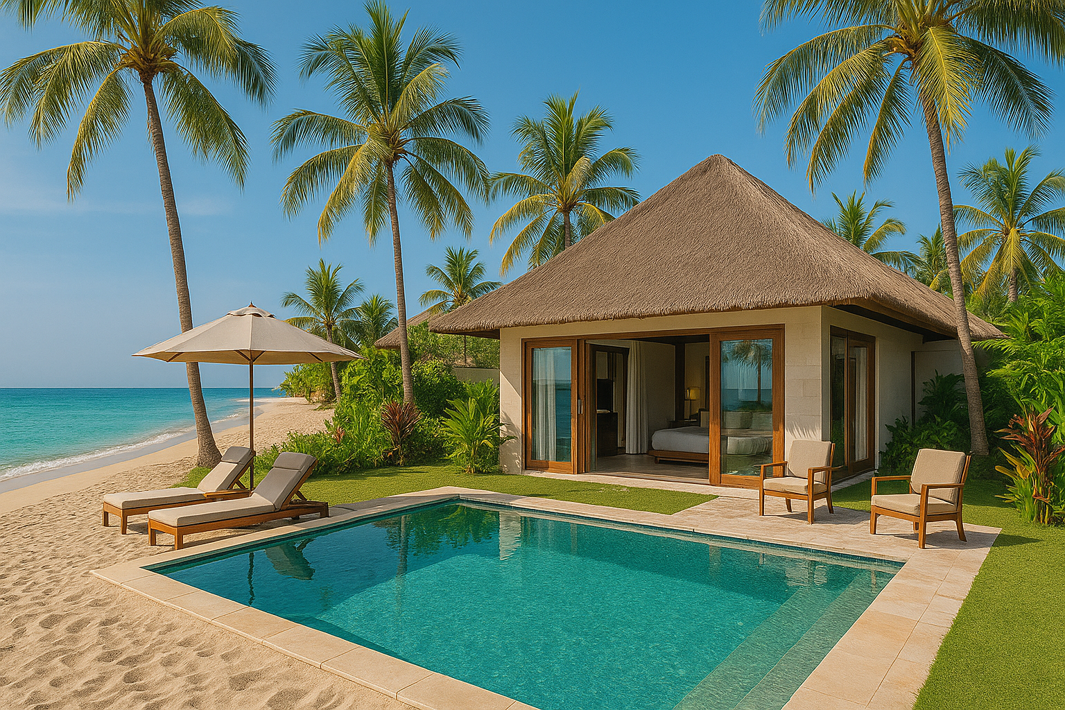 Luxury Beach Villa Lombok